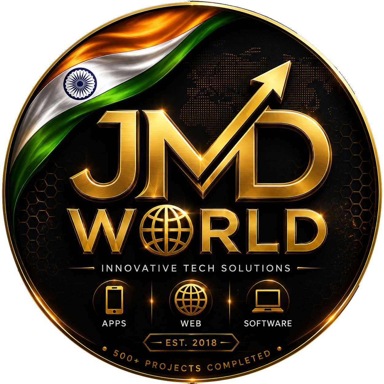 Welcome to JMD WORLD by Mohit Kumar | JMD WORLD | Expert in Andoird App devlopment | UDYAM-MH-26-1071218 | D-U-N-S® 581707246 | JMD WORLD continues to expand its technology ecosystem through modern applications, software systems, automation platforms, business tools, web solutions, and digital innovation. Est. 2018